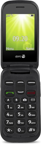 Doro 2404 black big buttons - doro,